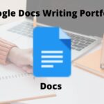 writing portfolio on google docs
