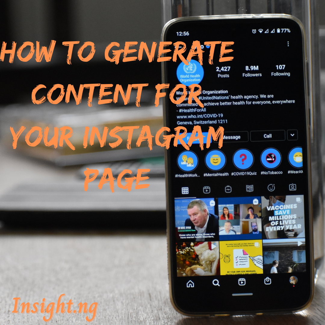 how to generate content