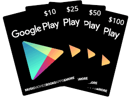 google play gift cards in darker shades