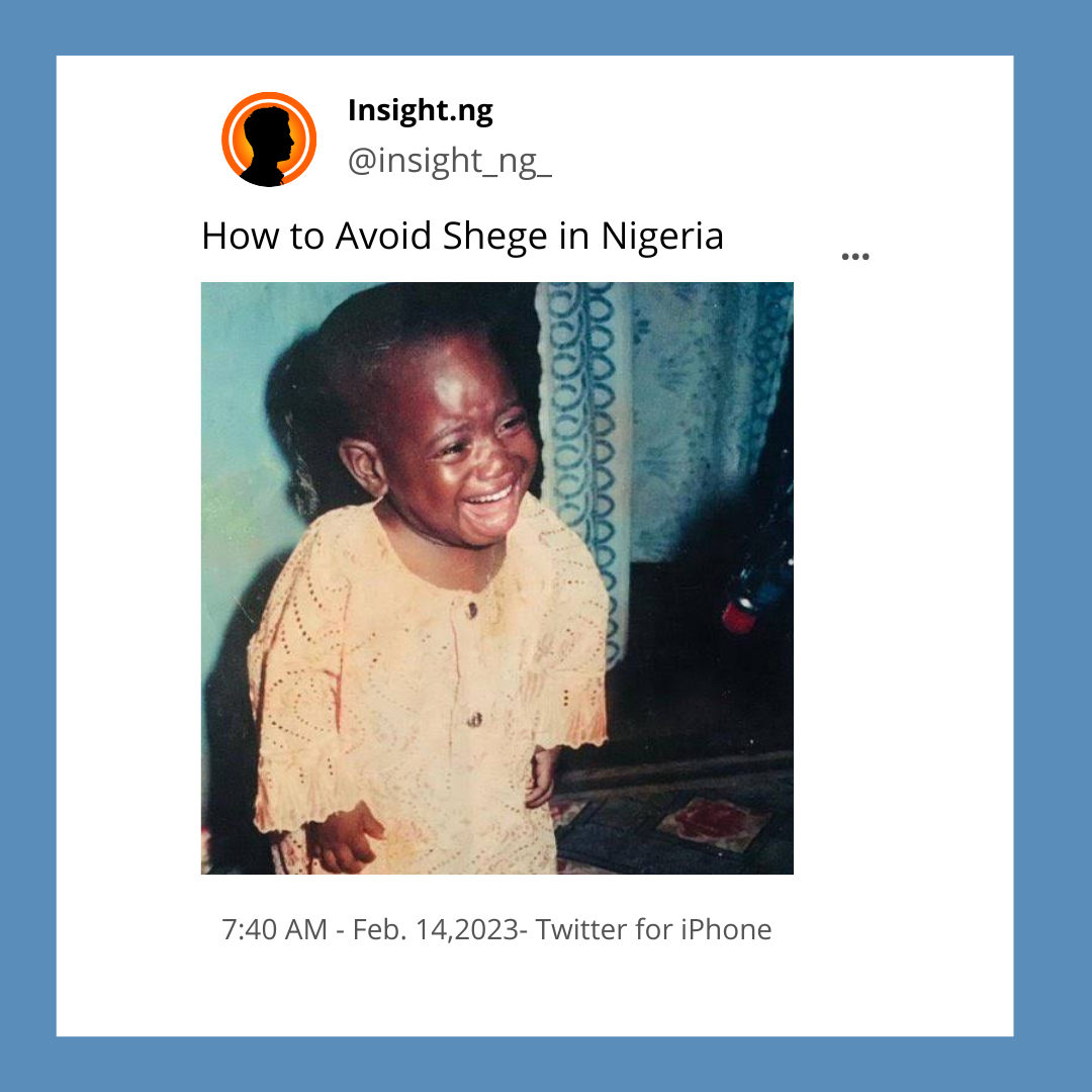 shege in nigeria
